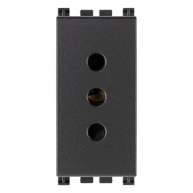 Vimar Arké SICURY P11 Socket Outlet, Italian Standard, 2P+E, 10A 250V, IP20 — Quality Boat Parts