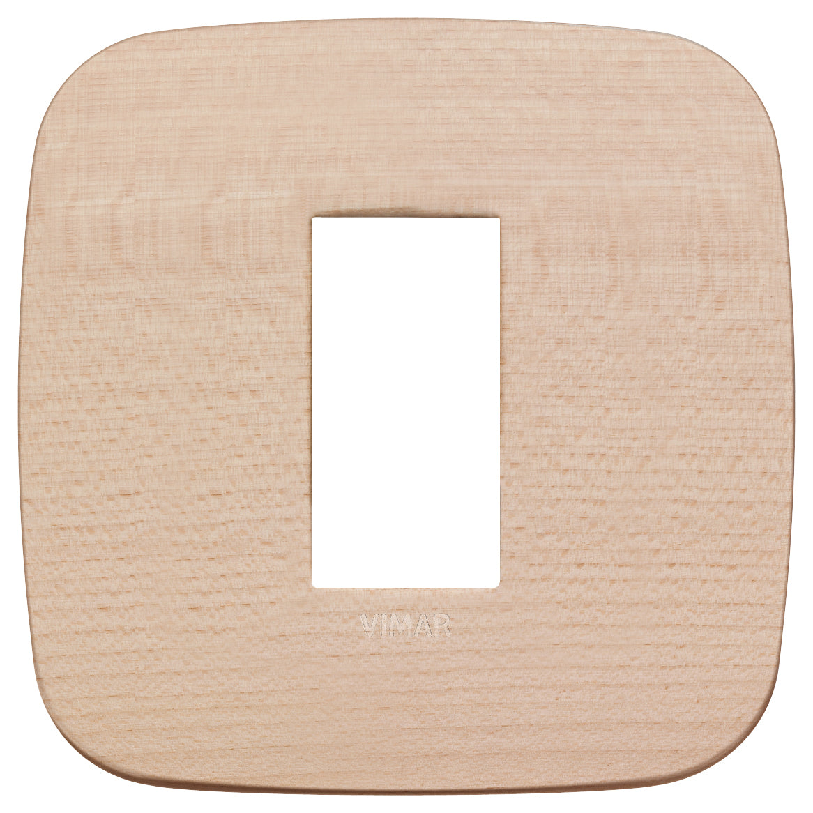 Vimar Arké Round Cover Plate, 1 Module, Natural Wood — Quality Boat Parts