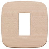 Vimar Arké Round Cover Plate, 1 Module, Natural Wood — Quality Boat Parts