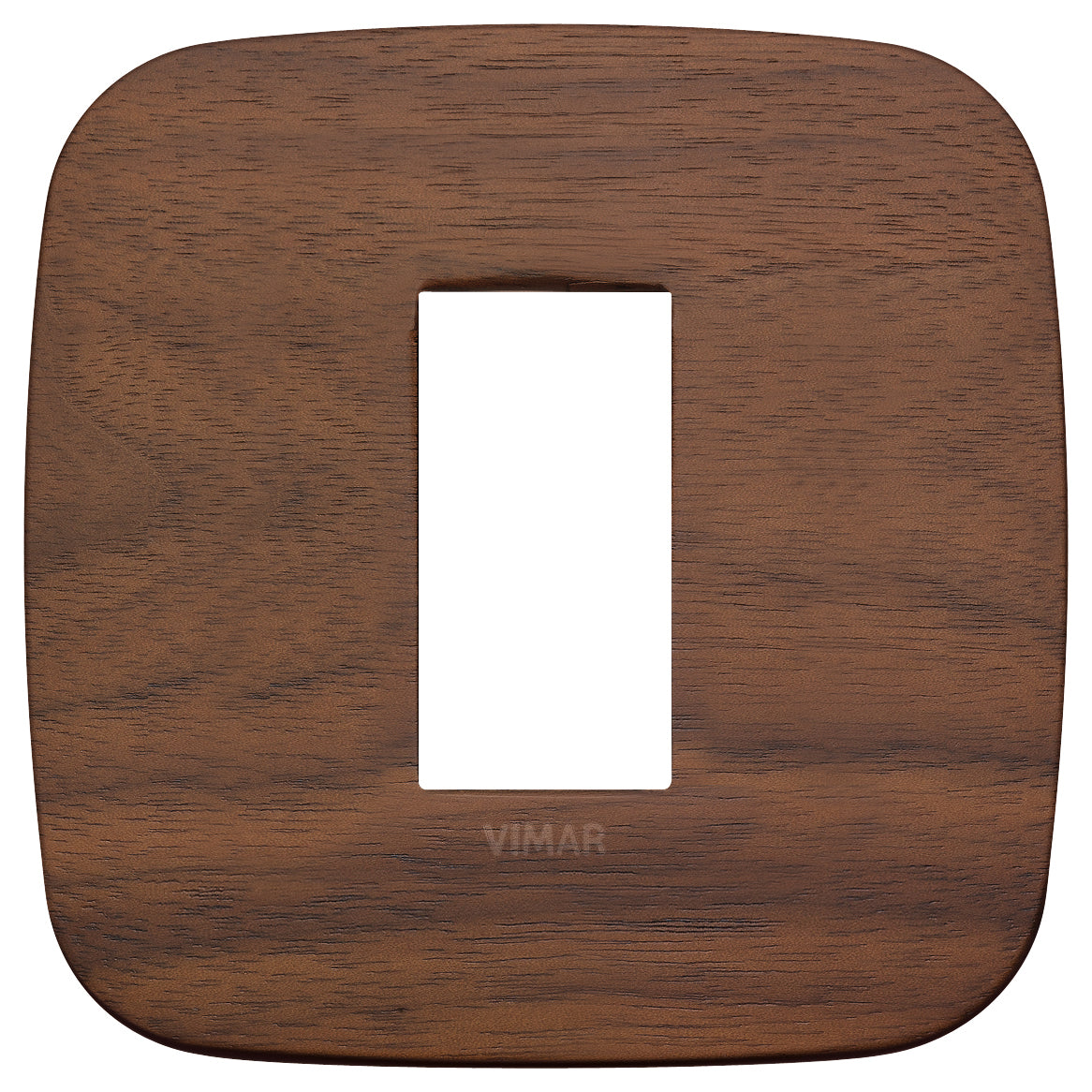 Vimar Arké Round Cover Plate, 1 Module, Natural Wood — Quality Boat Parts