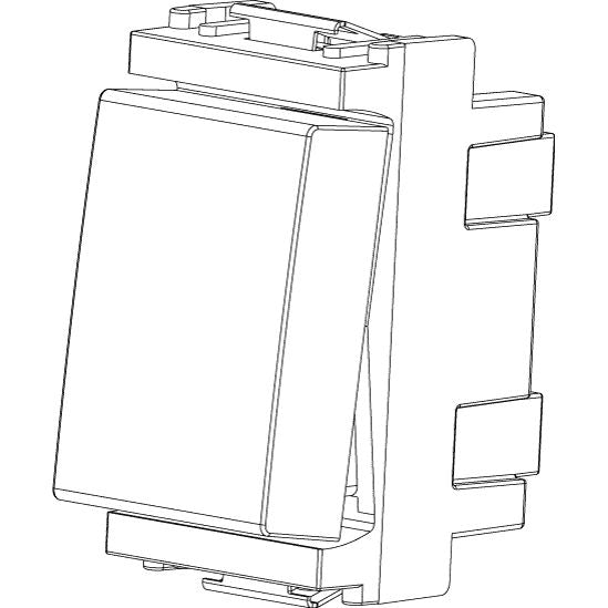 Vimar Idea 2-Way Rocker Switch, 1P 16AX, 250V, IP40 — Quality Boat Parts