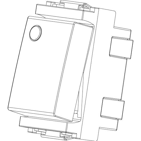 Vimar Idea 2-Way Rocker Switch, 1P 16AX, 250V, IP40 — Quality Boat Parts