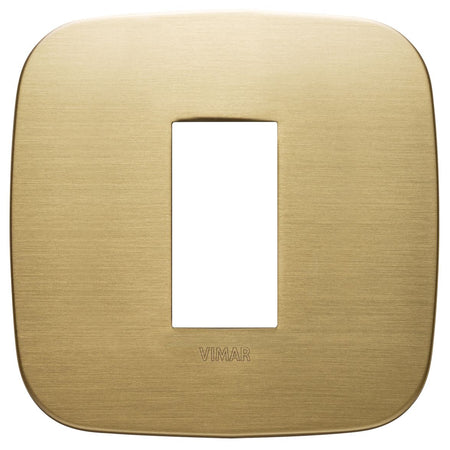 Vimar Arké Round Cover Plate, 1 Module, Metal — Quality Boat Parts