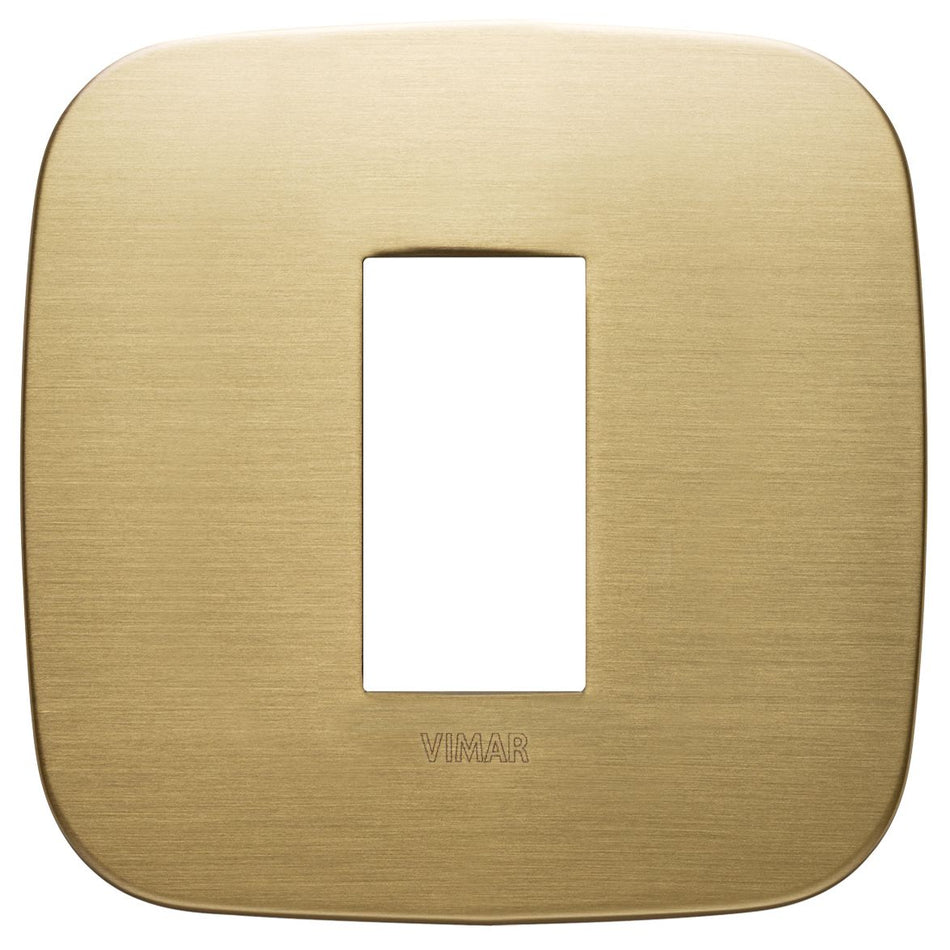 Vimar Arké Round Cover Plate, 1 Module, Metal — Quality Boat Parts