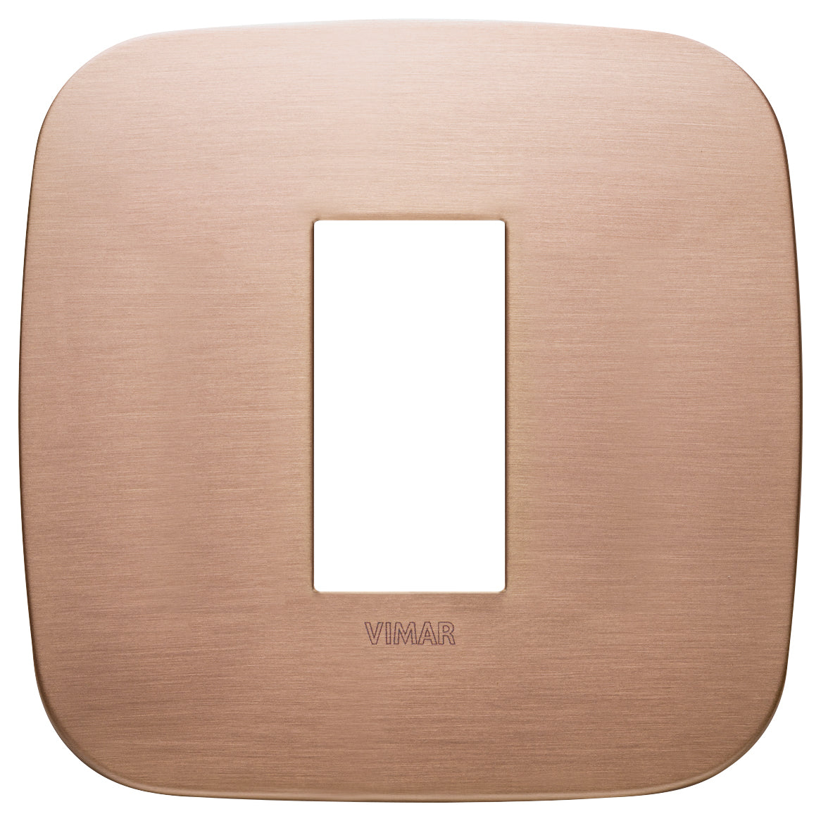 Vimar Arké Round Cover Plate, 1 Module, Metal — Quality Boat Parts