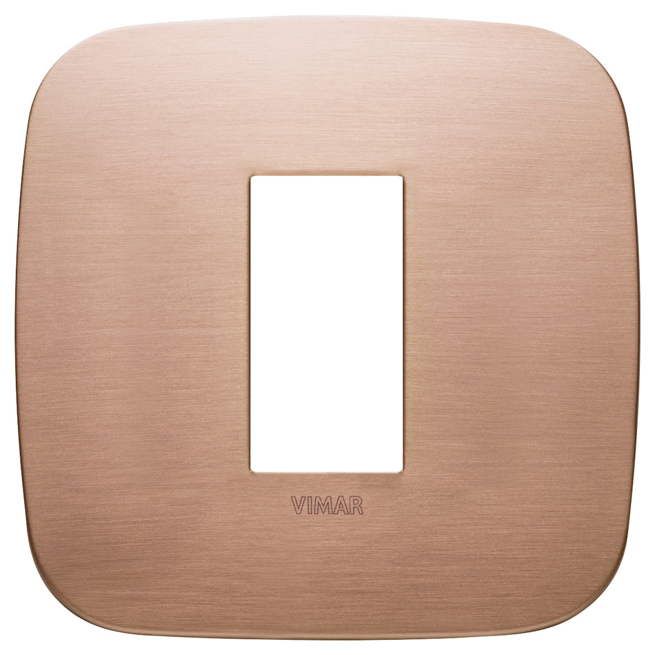 Vimar Arké Round Cover Plate, 1 Module, Metal — Quality Boat Parts