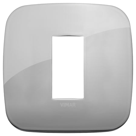 Vimar Arké Round Cover Plate, 1 Module, Metal — Quality Boat Parts