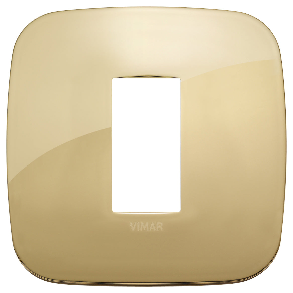 Vimar Arké Round Cover Plate, 1 Module, Metal — Quality Boat Parts