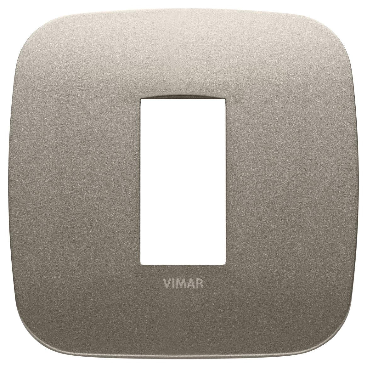 Vimar Arké Round Cover Plate, 1 Module, Metal — Quality Boat Parts