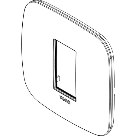 Vimar Arké Round Cover Plate, 1 Module, Metal — Quality Boat Parts