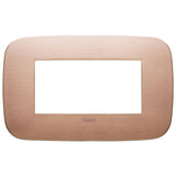 Vimar Arké 19684 Round Cover Plate, 4 Module, Metal — Quality Boat Parts
