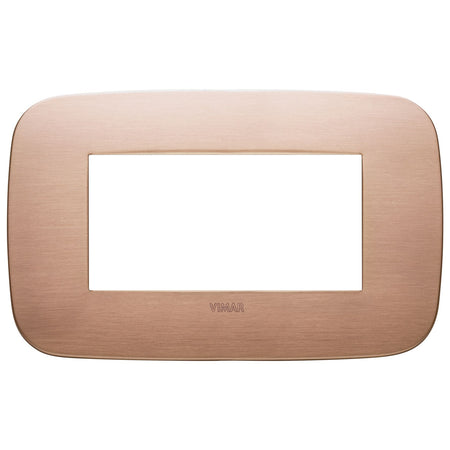 Vimar Arké 19684 Round Cover Plate, 4 Module, Metal — Quality Boat Parts