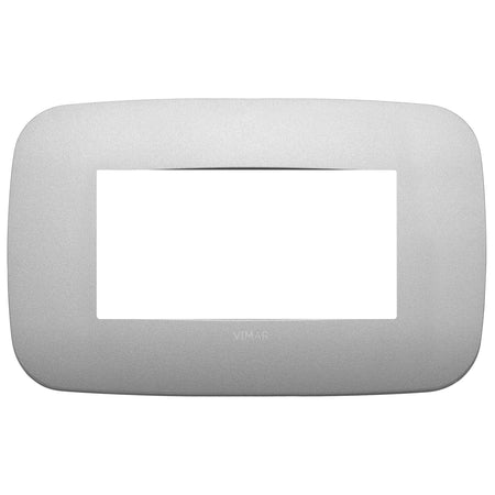 Vimar Arké 19684 Round Cover Plate, 4 Module, Metal — Quality Boat Parts