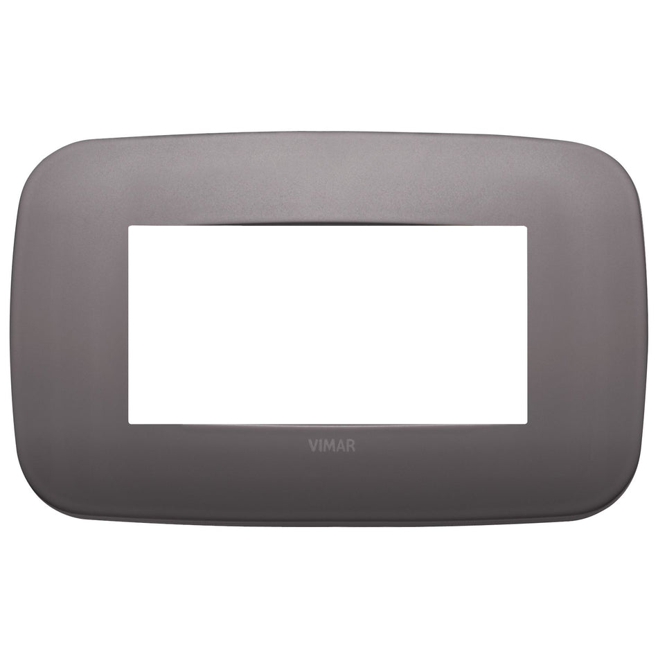 Vimar Arké 19684 Round Cover Plate, 4 Module, Metal — Quality Boat Parts