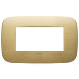 Vimar Arké 19684 Round Cover Plate, 4 Module, Metal — Quality Boat Parts