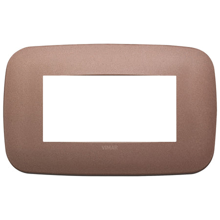 Vimar Arké 19684 Round Cover Plate, 4 Module, Metal — Quality Boat Parts