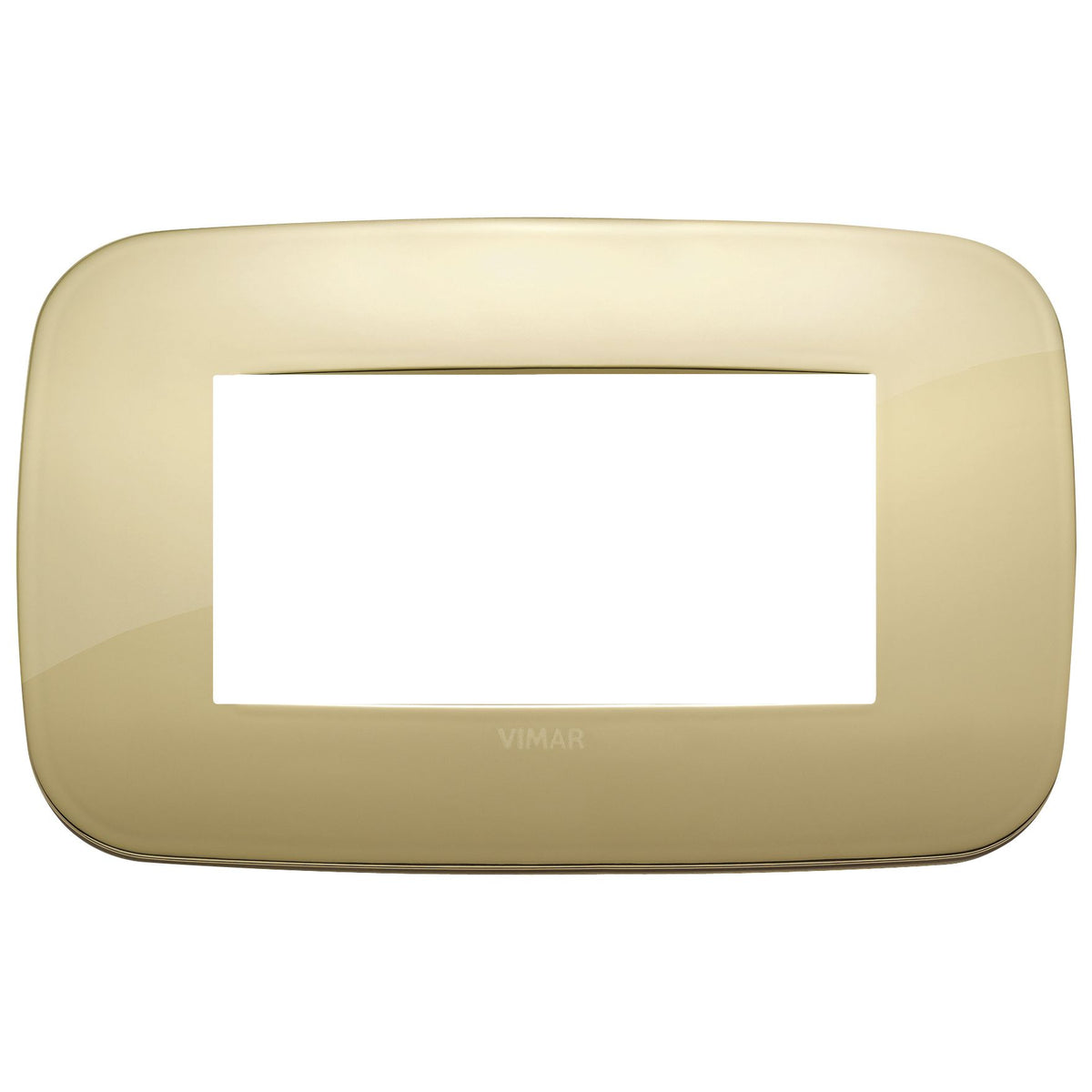 Vimar Arké 19684 Round Cover Plate, 4 Module, Metal — Quality Boat Parts