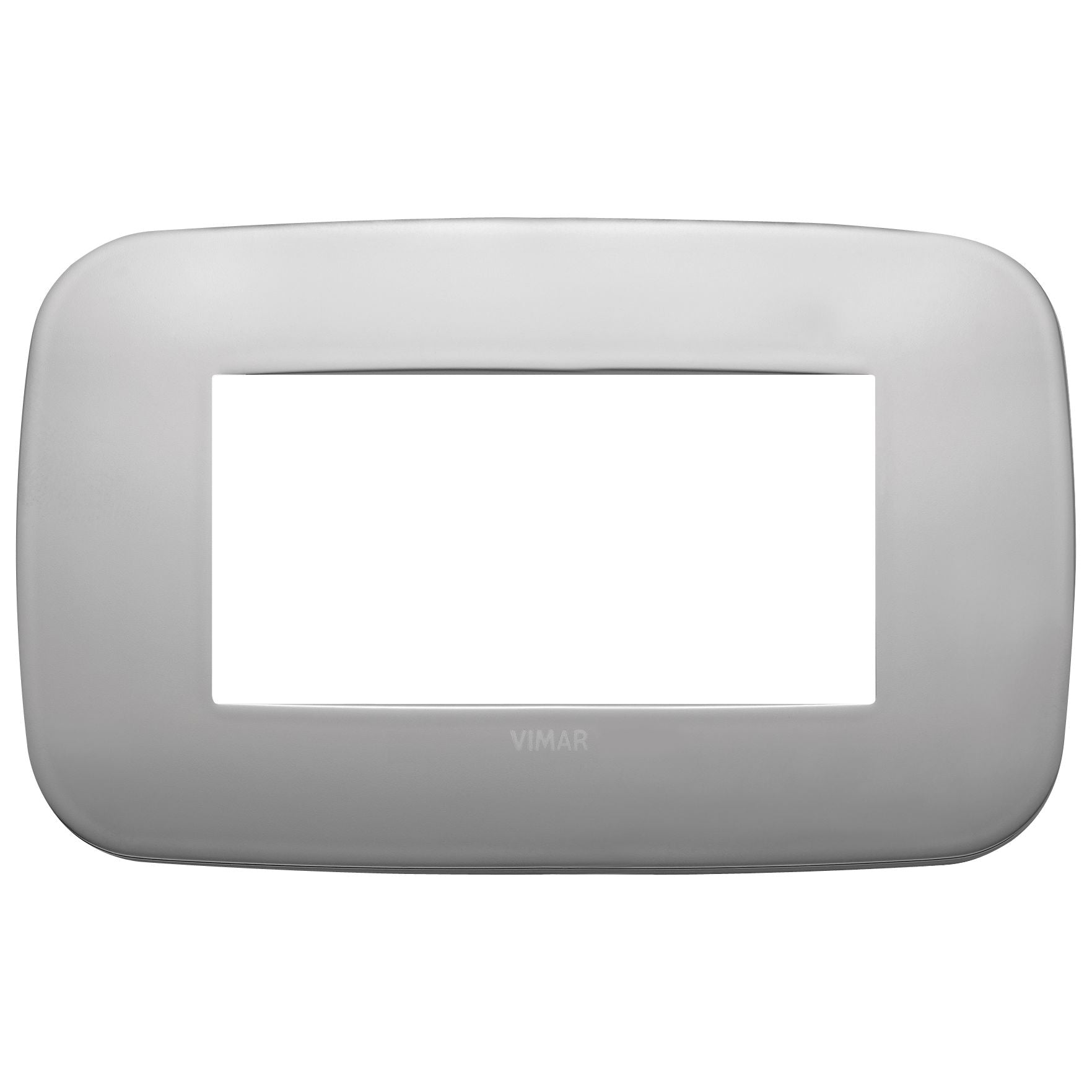 Vimar Arké 19684 Round Cover Plate, 4 Module, Metal — Quality Boat Parts