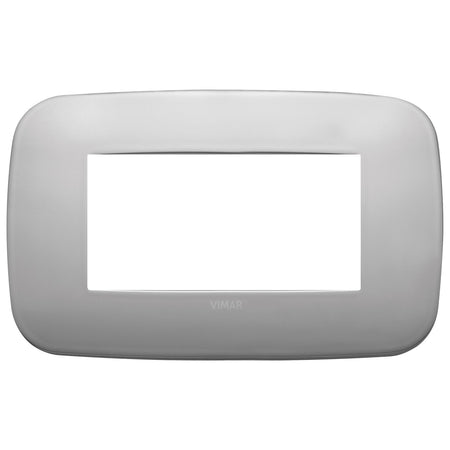 Vimar Arké 19684 Round Cover Plate, 4 Module, Metal — Quality Boat Parts