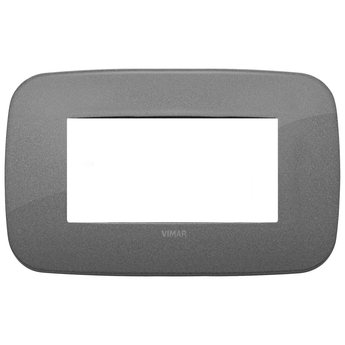 Vimar Arké 19684 Round Cover Plate, 4 Module, Metal — Quality Boat Parts