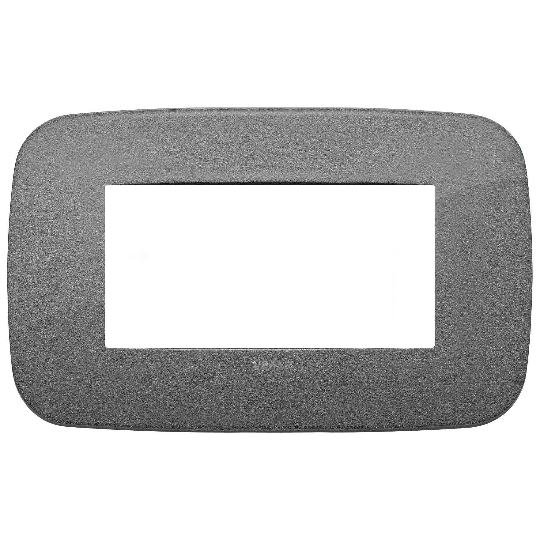 Vimar Arké 19684 Round Cover Plate, 4 Module, Metal — Quality Boat Parts