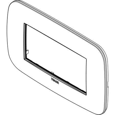 Vimar Arké 19684 Round Cover Plate, 4 Module, Metal — Quality Boat Parts