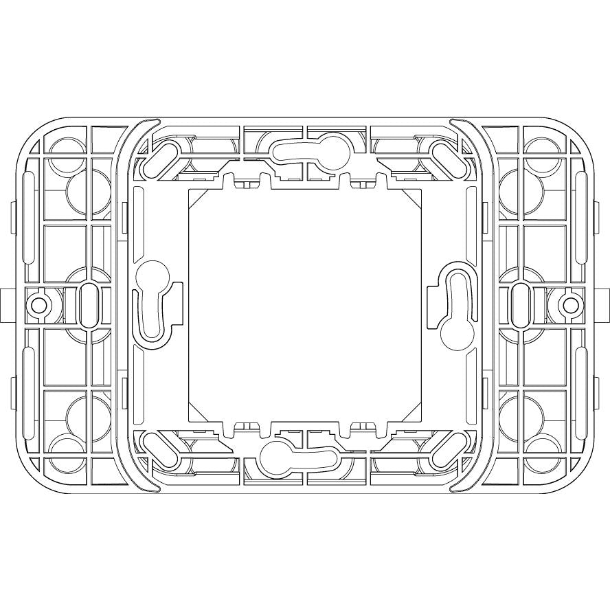 Vimar ARKÉ RF Device Frame, 2-Module, For EnOcean, Bluetooth, ZigBee Devices — Quality Boat Parts