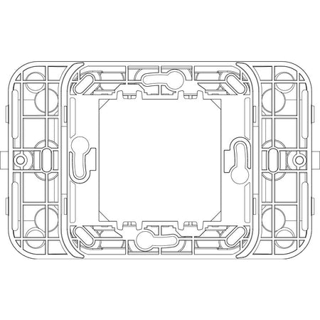 Vimar ARKÉ RF Device Frame, 2-Module, For EnOcean, Bluetooth, ZigBee Devices — Quality Boat Parts