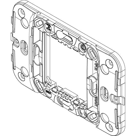 Vimar ARKÉ RF Device Frame, 2-Module, For EnOcean, Bluetooth, ZigBee Devices — Quality Boat Parts