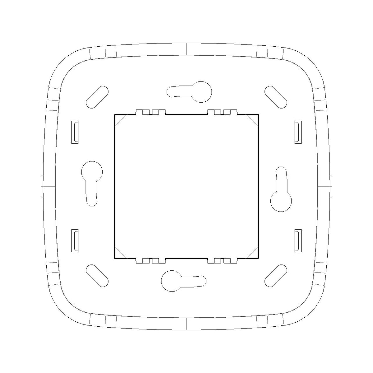 Vimar ARKÉ RF Device Frame, 2-Module, For EnOcean, Bluetooth, ZigBee Devices — Quality Boat Parts