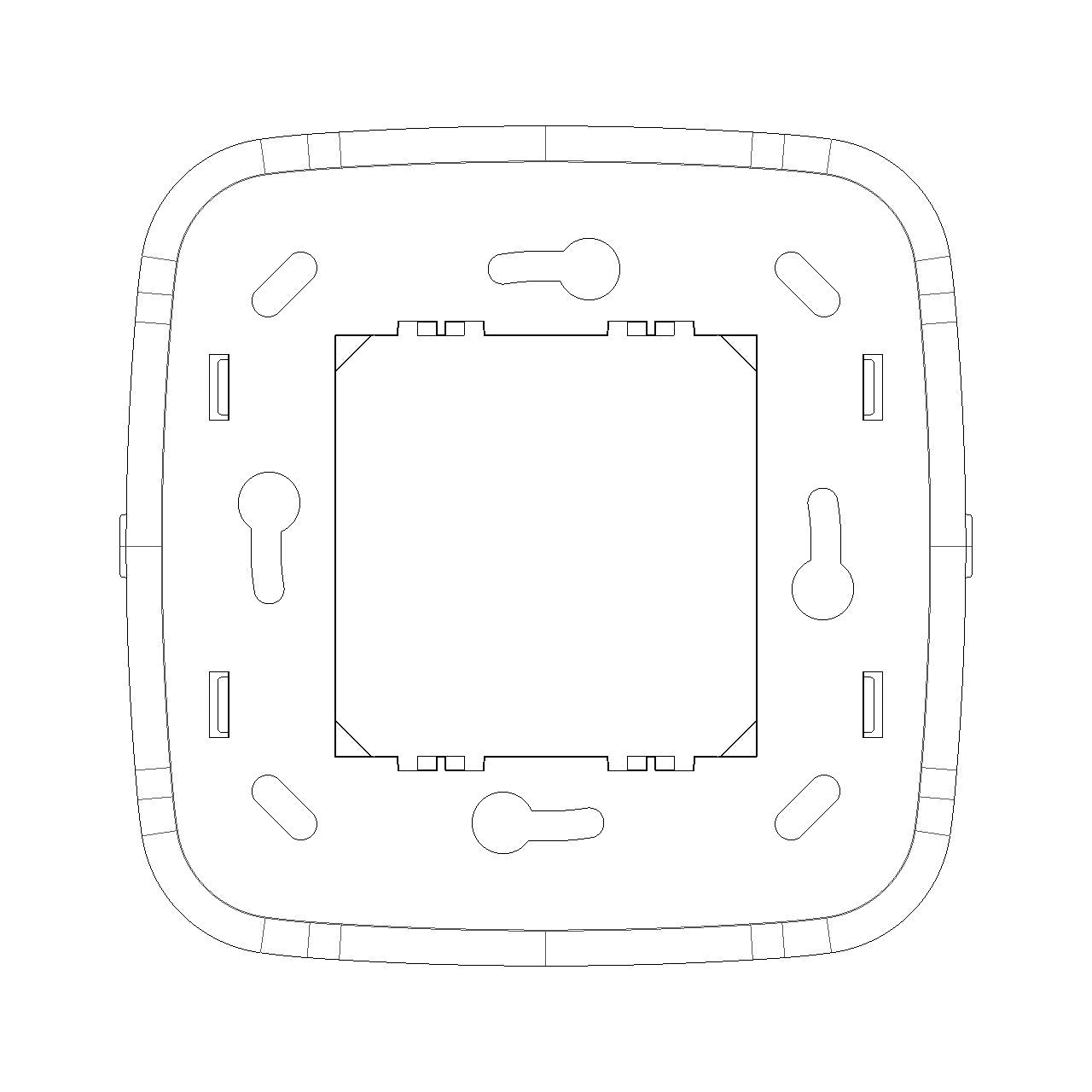 Vimar ARKÉ RF Device Frame, 2-Module, For EnOcean, Bluetooth, ZigBee Devices — Quality Boat Parts