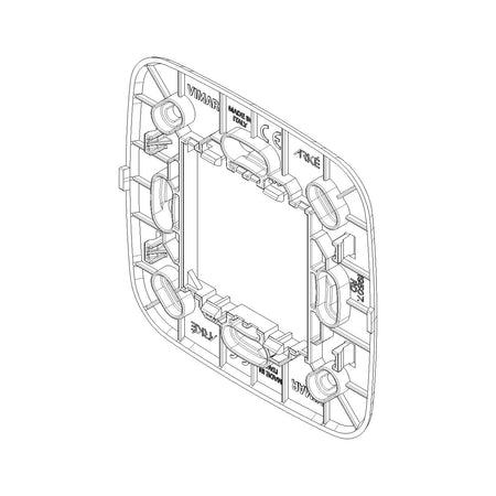 Vimar ARKÉ RF Device Frame, 2-Module, For EnOcean, Bluetooth, ZigBee Devices — Quality Boat Parts