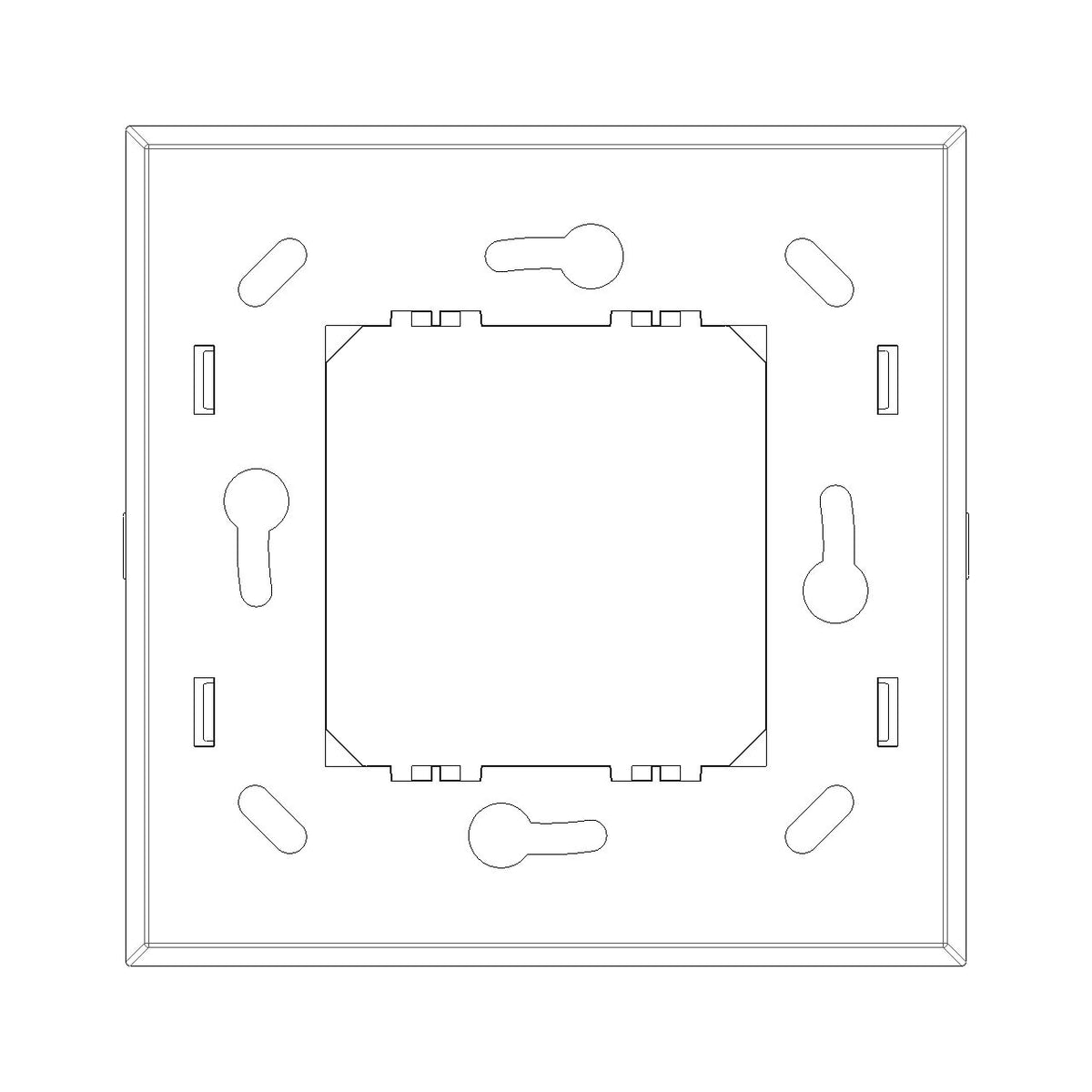 Vimar ARKÉ RF Device Frame, 2-Module, For EnOcean, Bluetooth, ZigBee Devices — Quality Boat Parts