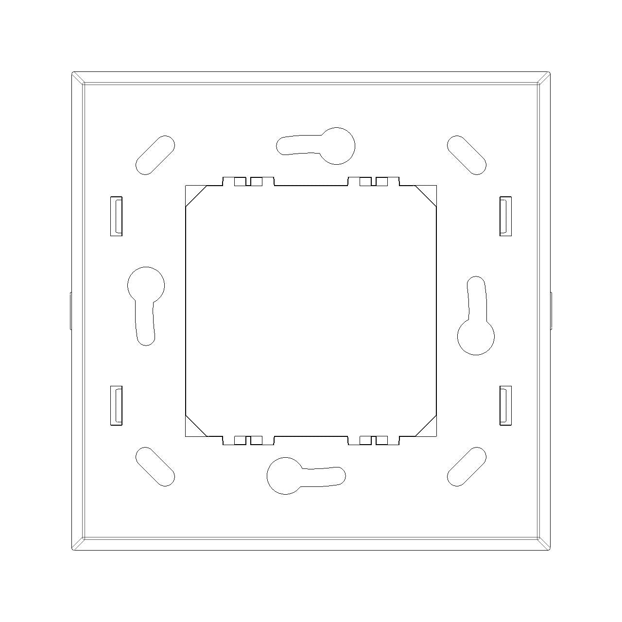 Vimar ARKÉ RF Device Frame, 2-Module, For EnOcean, Bluetooth, ZigBee Devices — Quality Boat Parts