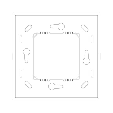 Vimar ARKÉ RF Device Frame, 2-Module, For EnOcean, Bluetooth, ZigBee Devices — Quality Boat Parts