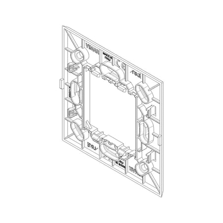 Vimar ARKÉ RF Device Frame, 2-Module, For EnOcean, Bluetooth, ZigBee Devices — Quality Boat Parts