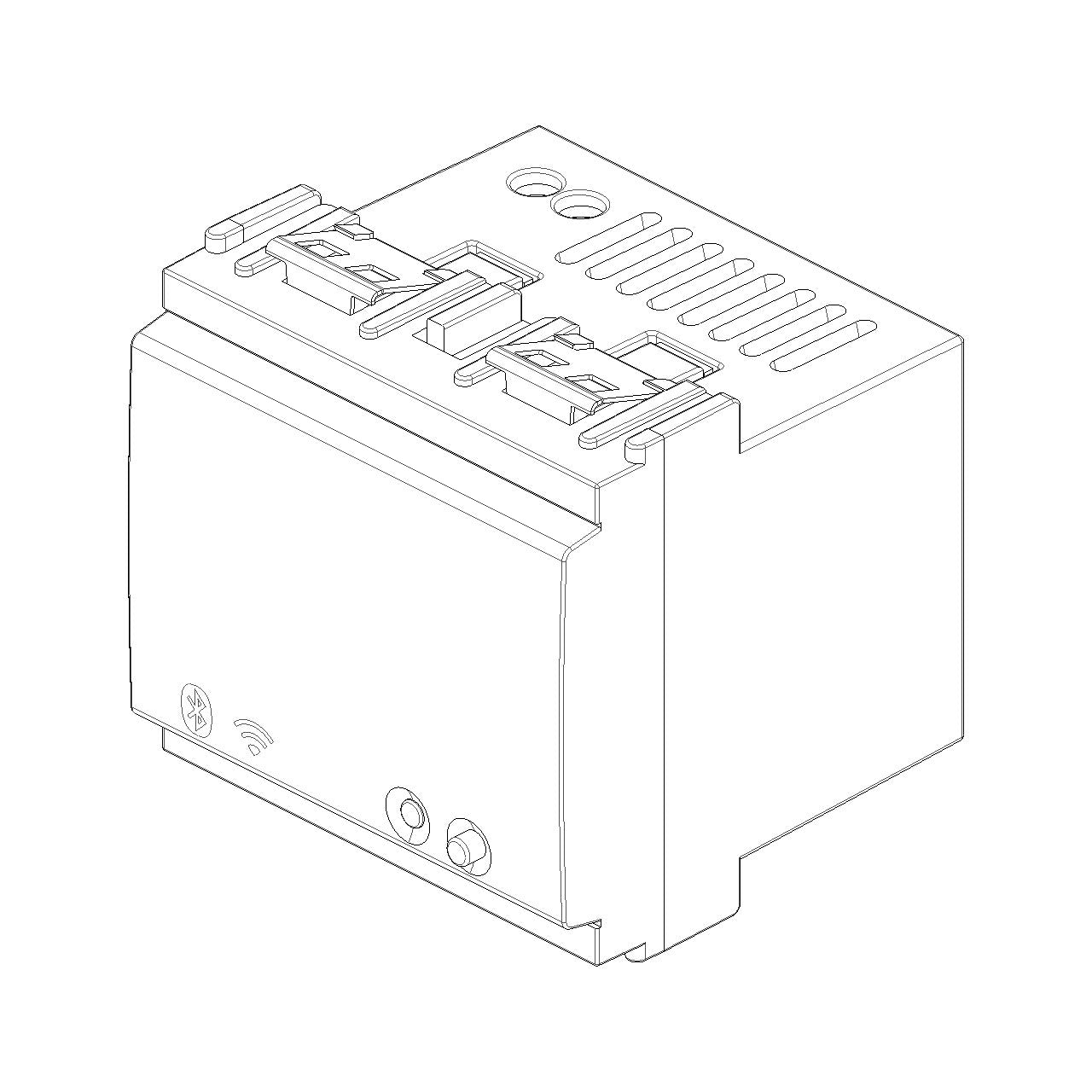 Vimar Idea View Wireless IoT Gateway, Bluetooth, Wi-Fi, 100-240V, 2 Modules, IP40 — Quality Boat Parts
