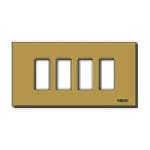 Vimar 8000 4-Module Snap-Fixing Cover Plate, For 08532 Mounting Frame — Quality Boat Parts