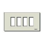 Vimar 8000 4-Module Snap-Fixing Cover Plate, For 08532 Mounting Frame — Quality Boat Parts