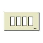 Vimar 8000 4-Module Snap-Fixing Cover Plate, For 08532 Mounting Frame — Quality Boat Parts