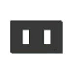 Vimar 8000 Series 2-Module Cover Plate, For 3-Module Flush Mounting Boxes, Snap Fixing — Quality Boat Parts