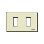 Vimar 8000 Series 2-Module Cover Plate, For 3-Module Flush Mounting Boxes, Snap Fixing — Quality Boat Parts