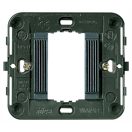 Vimar Idea 1-Module Mounting Frame, Grooved Front, Claws, Ø60 mm — Quality Boat Parts