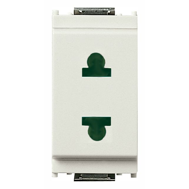 Vimar Idea 2P USA+EU SICURY Socket Outlet, 4.8mm Pins, 250V, IP20 — Quality Boat Parts