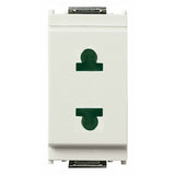 Vimar Idea 2P USA+EU SICURY Socket Outlet, 4.8mm Pins, 250V, IP20 — Quality Boat Parts