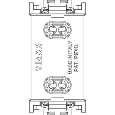Vimar Idea 2P USA+EU SICURY Socket Outlet, 4.8mm Pins, 250V, IP20 — Quality Boat Parts