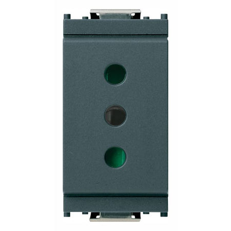 Vimar Idea SICURY Socket Outlet, Italian Standard P11, 2P+E, 10A 250V, IP20 — Quality Boat Parts
