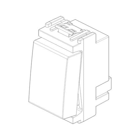 Vimar Idea 1-Way Rocker Switch, 1P 16 AX 250V, IP40, 1-Module — Quality Boat Parts