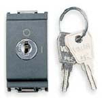 Vimar Idea Key-Operated Push Button, 2P NO, 16A, 250V, IP40v — Quality Boat Parts