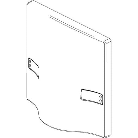 Vimar Eikon Cable Outlet with Terminal Bar, For Square Mounting British Standard Boxes, 2P+T, 45A, 250V — Quality Boat Parts